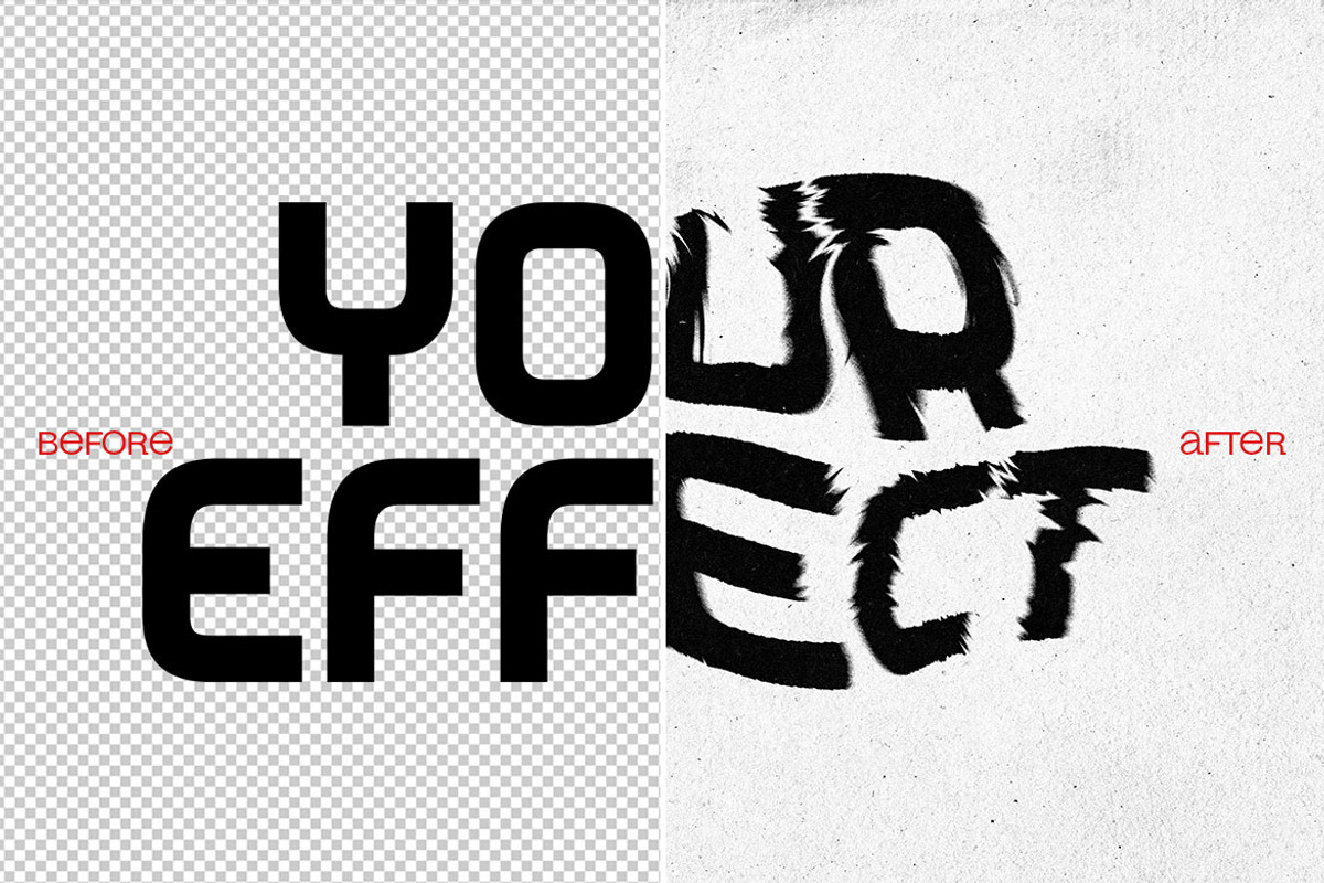 Distort Text Effect, a Layer Style Add-On by dokudokunomi (Photo 3 of 4)