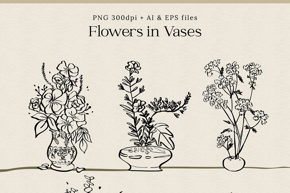 Flowers & Insects | Black Ink Art, an Illustration by amber&ink (Photo 2 of 12)