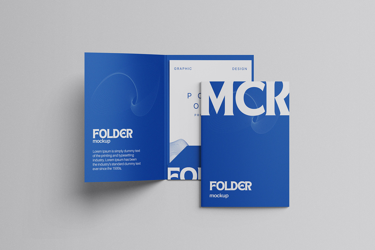 Presentation Folder Mockup, a Books & Magazine Mockup by UFR_GRAPHIC (Photo 2 of 5)