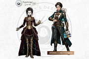 Brass Requiem Steampunk Characters, a Person Illustration by ThatsDesignArt (Thumbnail 4 of 12)