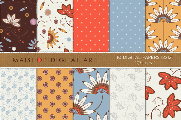 Digital Paper Chiusca preview 4