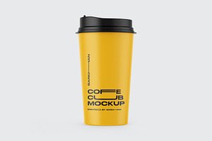 Matte Coffee Cup Mockup