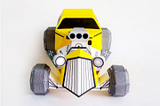 DIY Hotrod Car - 3d papercraft, a Templates & Theme by PAPER amaze