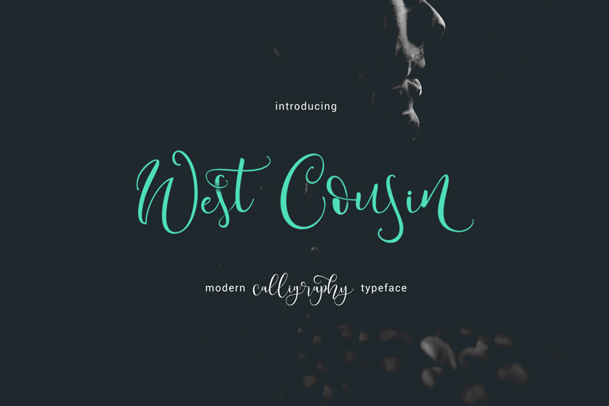 West Cousin Typeface, a Script Font by Thirtypath Studio (Photo 1 of 11)