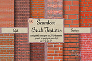 Seamless Red Brick Textures, tile 4K, a Texture Graphic by Arthitecture Home (Thumbnail 1 of 11)