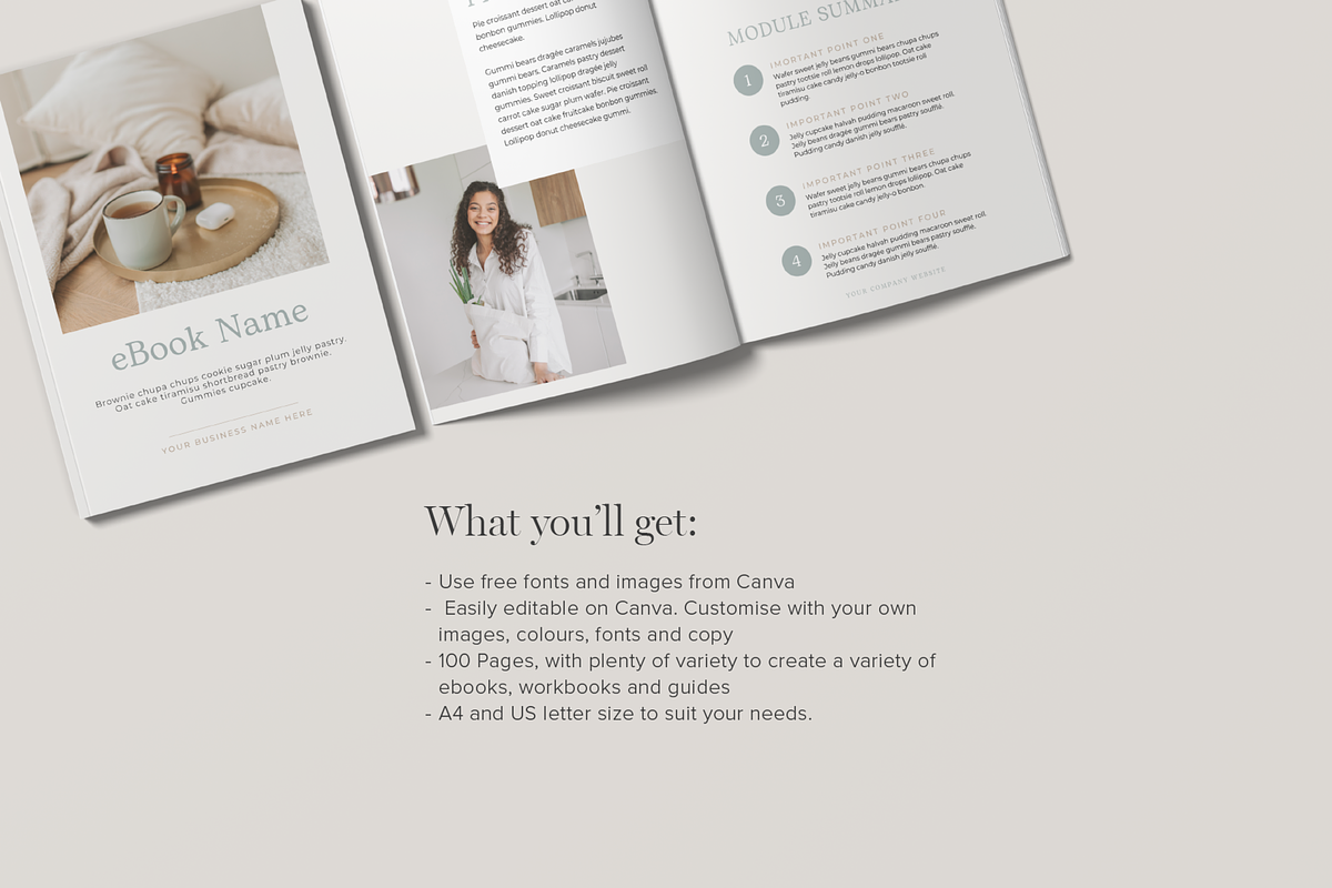 Ebook Workbook Canva Template, a Marketing Template by Tabitha Emma (Photo 5 of 8)