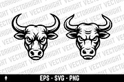 Logo of a bull or buffalo head, an Object Graphic by Vectorhight (Thumbnail 2 of 5)