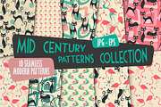 Atomic Mid-Century Vintage Patterns, a Pattern Graphic by Kokoshka (Thumbnail 1 of 6)