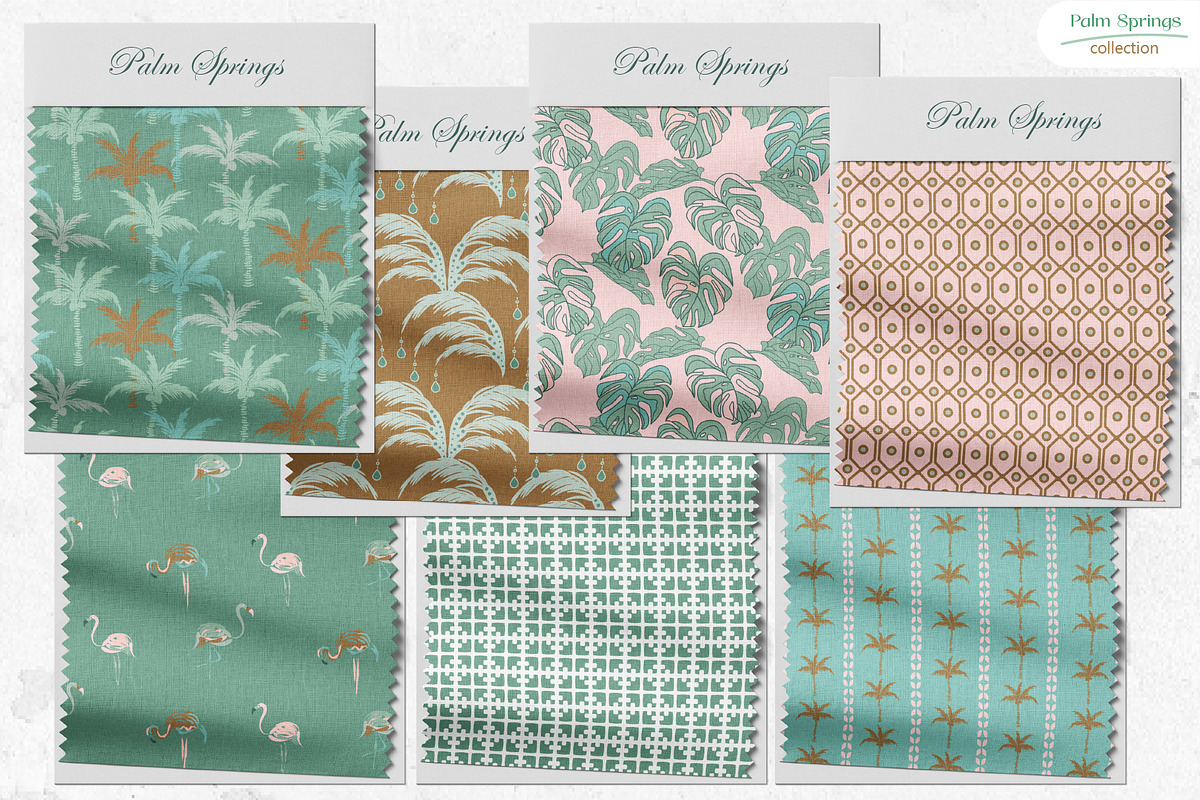 Palm Springs - Seamless Patterns, a Pattern Graphic by InaCorart (Photo 4 of 6)