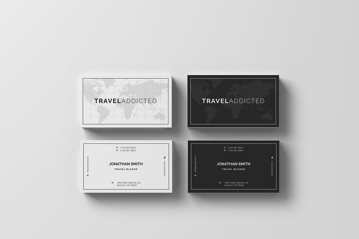 Simple Travel Business Card 58, a Business Card Template by ND Design (Photo 4 of 8)