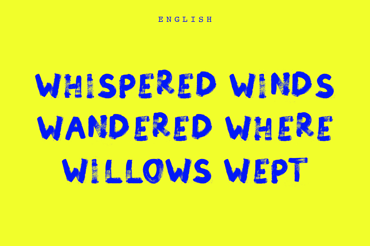 Hand-Painted Dry Brush Font, a Handwritten Font by This For There (Photo 11 of 14)