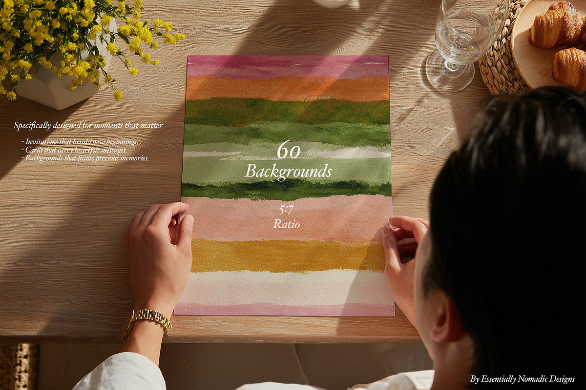 Artisan Lines - Painted Backgrounds, a Background Graphic by Essentially Nomadic (Photo 3 of 9)