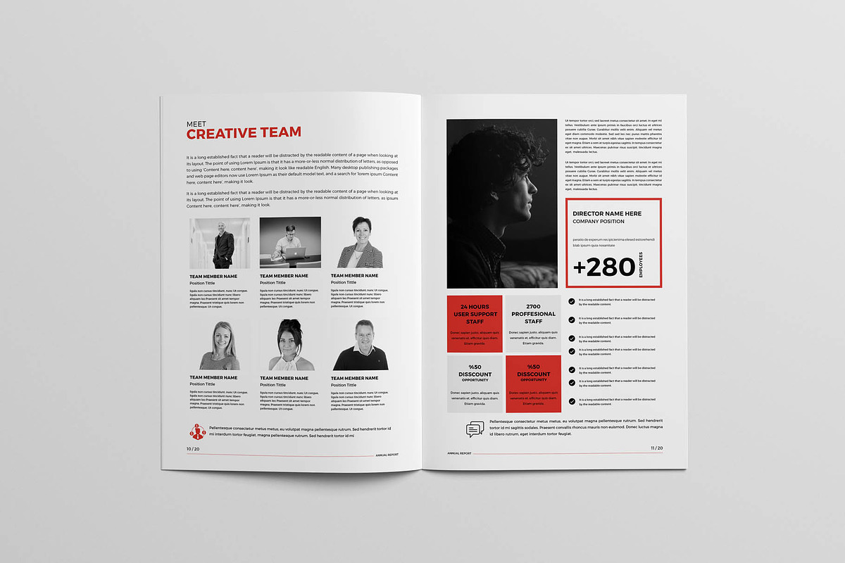 Annual Report Brochure, a Brochure Template by New Lines (Photo 7 of 11)