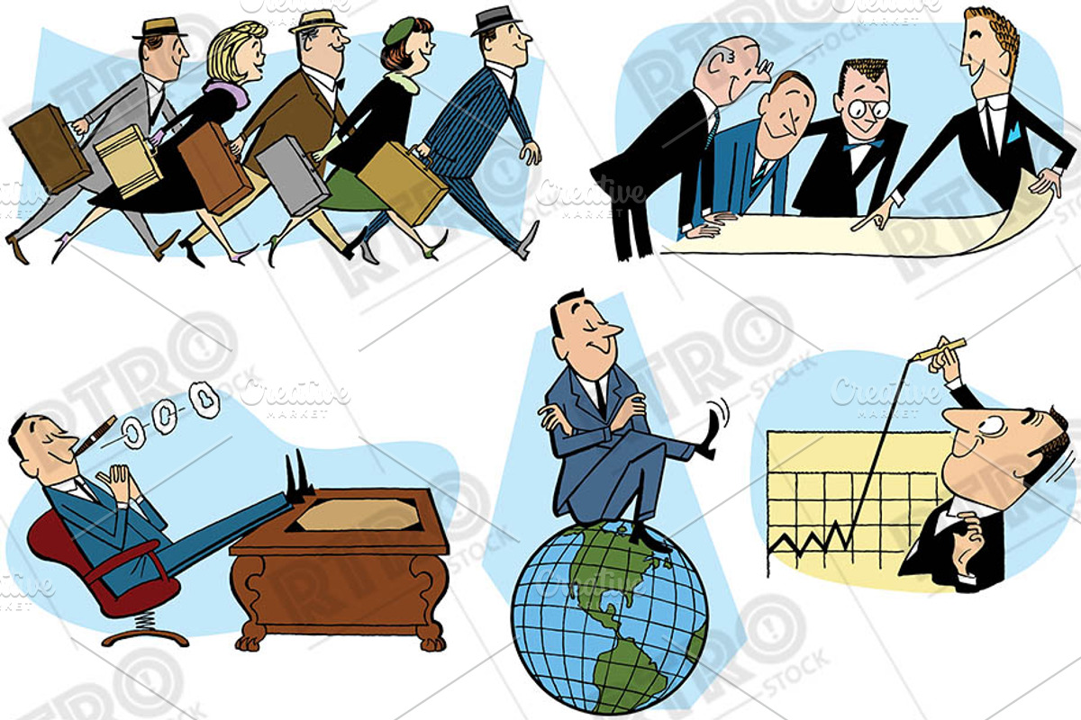 RTRO Business People 1, a Work Illustration by RTRO Stock (Photo 4 of 5)