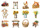 Farmer Life Sublimation Clipart, an Illustration by Designworld (Thumbnail 4 of 6)