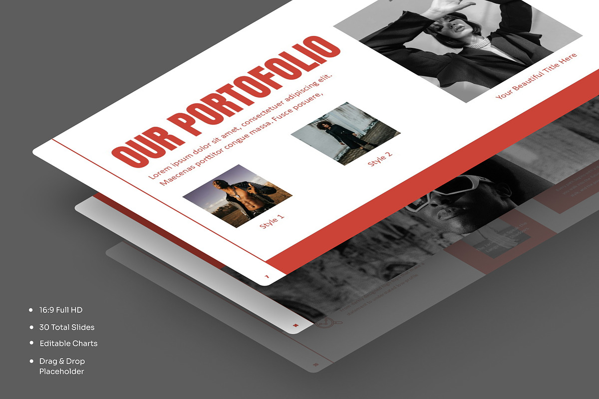 Fashion Showcase PowerPoint Template, a Presentation Template by Premast (Photo 2 of 5)