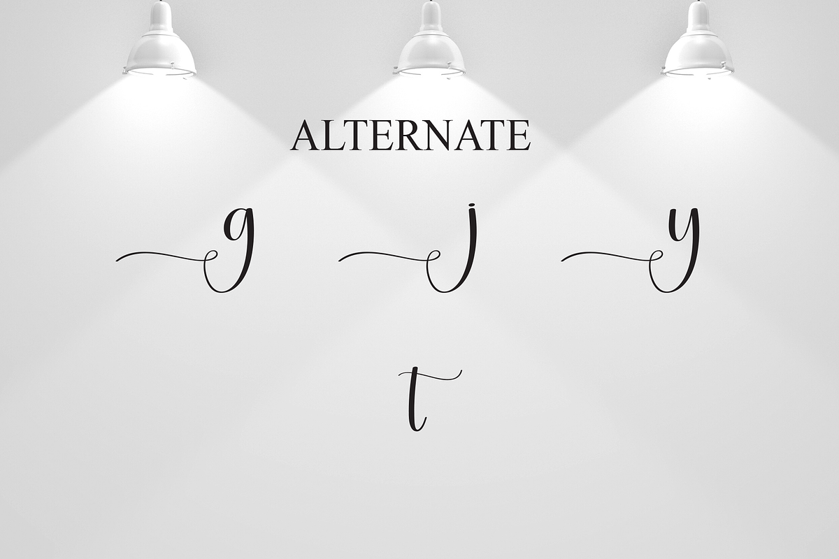 Lighting | Script Font, a Handwritten Font by Scratchones (Photo 8 of 9)