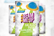 Beam Me Up - Flyer Template, a Flyer Template by Flyermarket (Thumbnail 3 of 3)