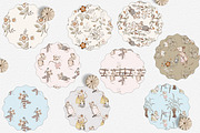 Watercolor Spring Cleaning Mice, an Animal Illustration by Pati Paints (Thumbnail 7 of 13)