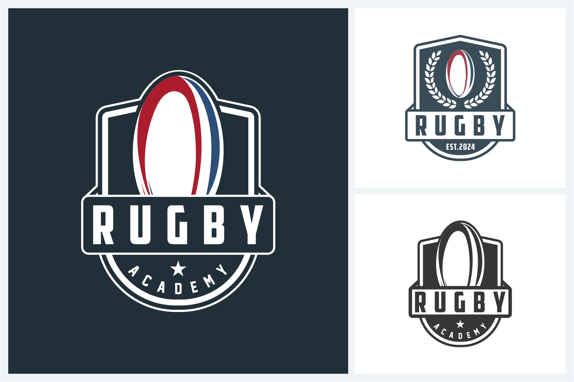 Rugby Logo Sport Design Template, a Branding & Logo Template by jundio ...