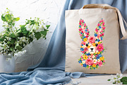 Easter Floral Bunny Png, Easter Png, an Illustration by DreamPrint404 (Thumbnail 5 of 6)