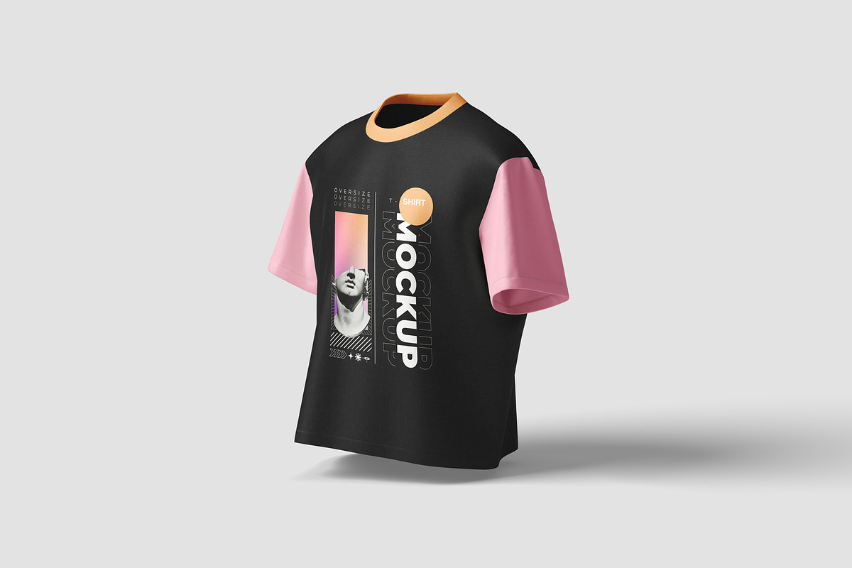 Oversize T-Shirt Mockup, a Shirt Mockup by graphiccrew (Photo 8 of 11)