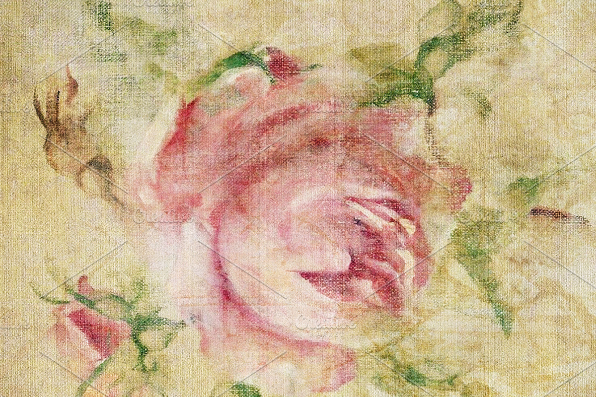 Vintage victorian floral antique set, a Texture Graphic by DidiArtWorld (Photo 4 of 5)