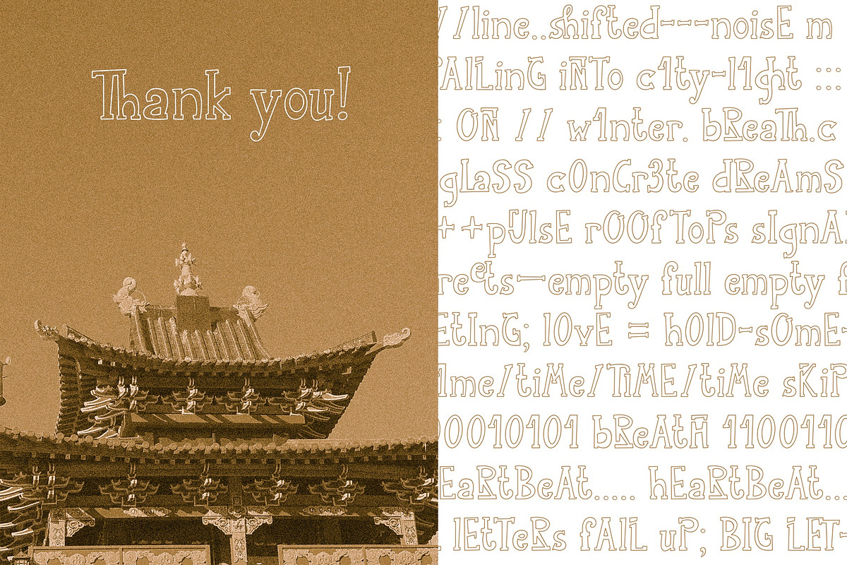 Still City Experimental serif font, a Slab Serif Font by Yelloo Fish (Photo 12 of 12)