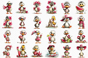 Summer Ducklings Clipart PNG, an Illustration by Craft Nest (Thumbnail 6 of 12)