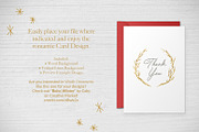 Christmas Card PSD Mockup, a Print Template by Caby (Thumbnail 2 of 4)
