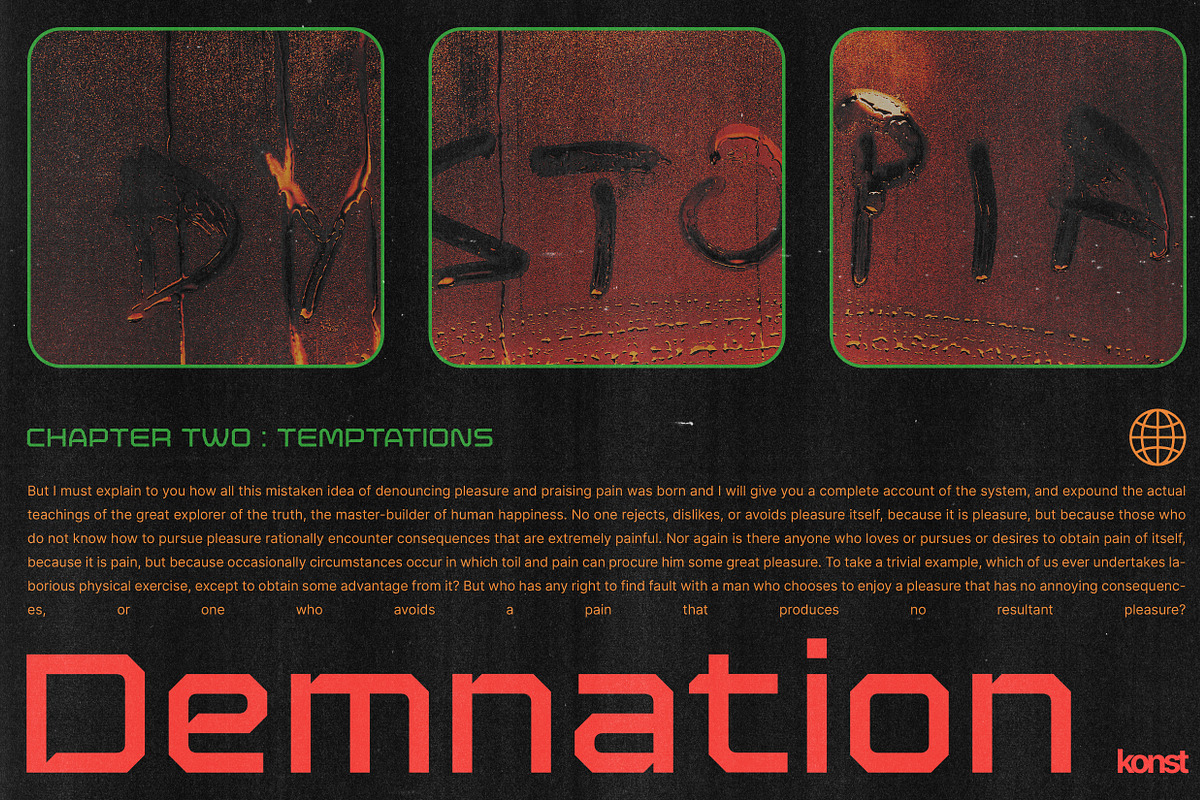 Bestan - Futuristic Display Fonts, a Font by Konstantine Studio (Photo 7 of 8)