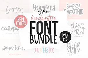 Handwritten Font BUNDLE