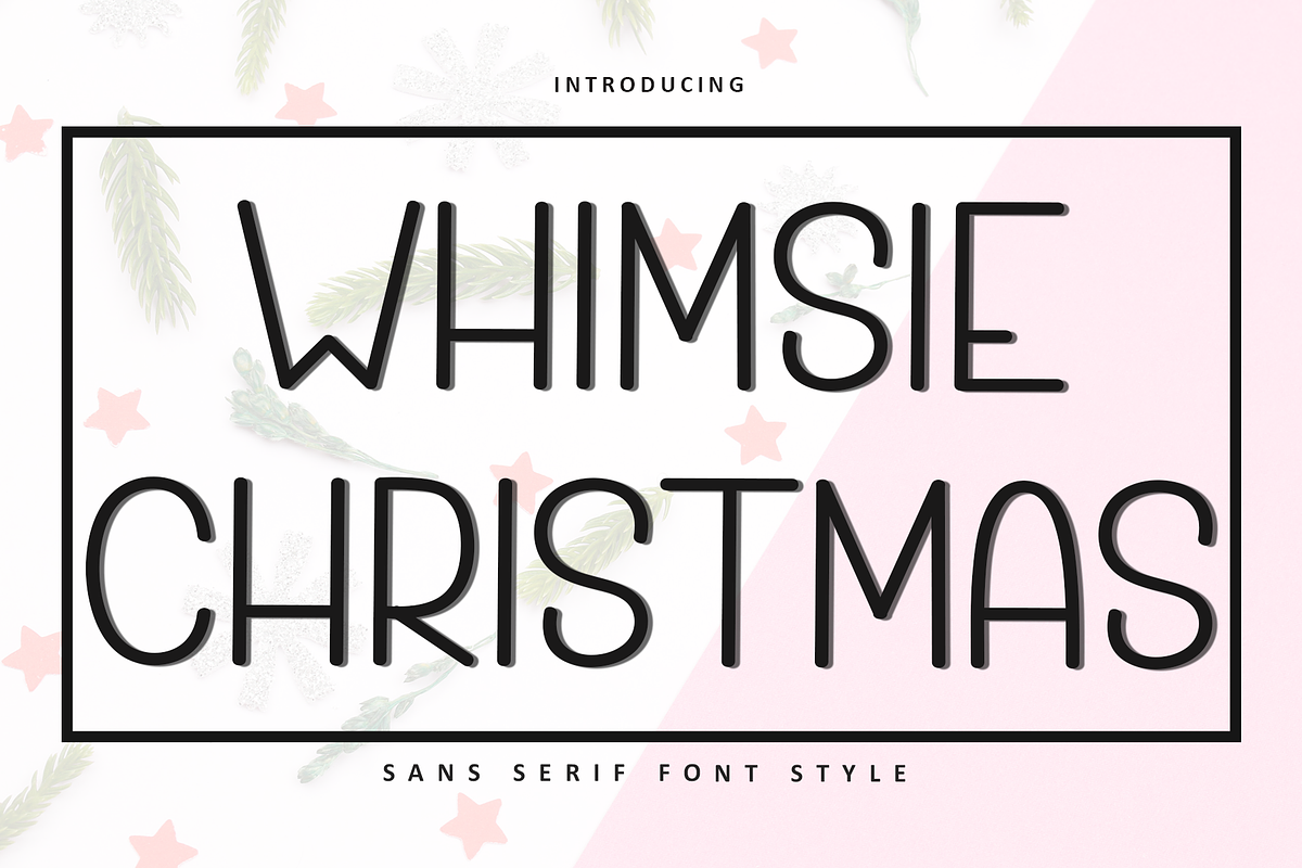 Whimsie Christmas, a Sans Serif Font by FreshTypeINK (Photo 1 of 8)