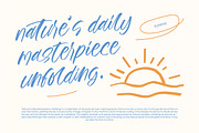 Bozeek Istory Bold Brush Font, a Script Font by stylishtype.co (Thumbnail 7 of 20)
