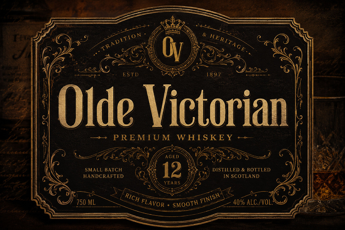 Olde Victorian, a Sans Serif Font by Wow Magic (Photo 2 of 4)