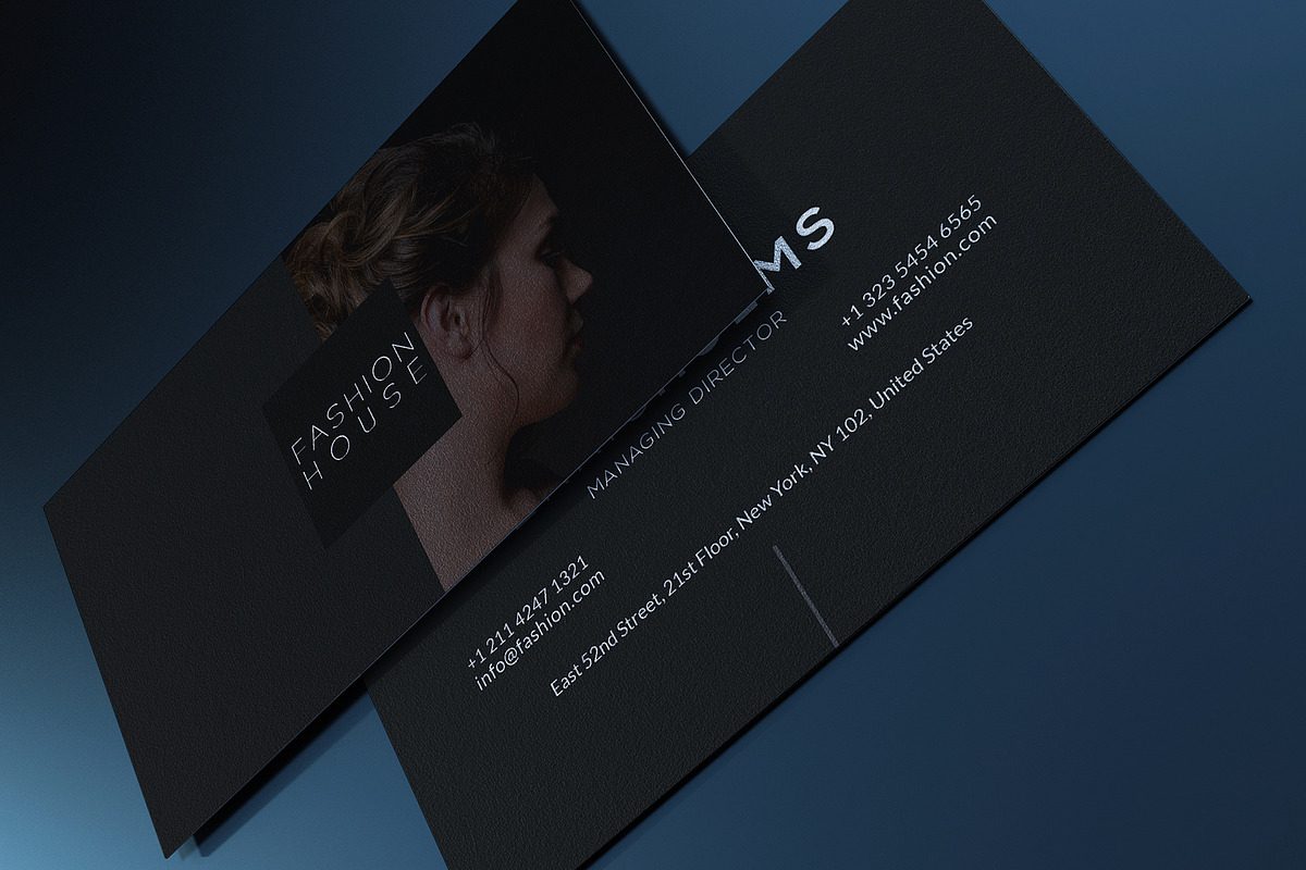 Minimal Black Business Card, a Business Card Template by Marvel (Photo 3 of 5)