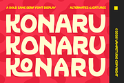 Konaru - A Bold Modern Display Sans, a Sans Serif Font by Vampstudio (Thumbnail 2 of 12)