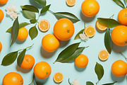 Oranges patterns - 23 images, a Food Illustration by Handmadefont (Thumbnail 8 of 9)