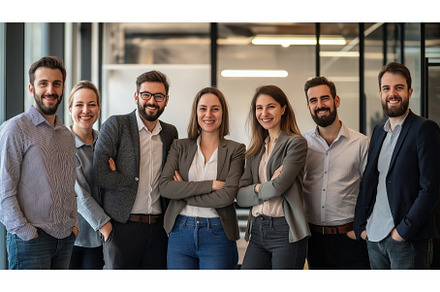 Business Team Celebrating Success in