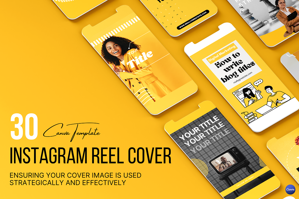 30 Instagram Reel Cover, a Social Media Template by Kay Designs (Photo 1 of 6)