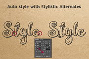 Mythical Typography | Stipple Shade, a Script Font by Royaltype (Thumbnail 12 of 12)