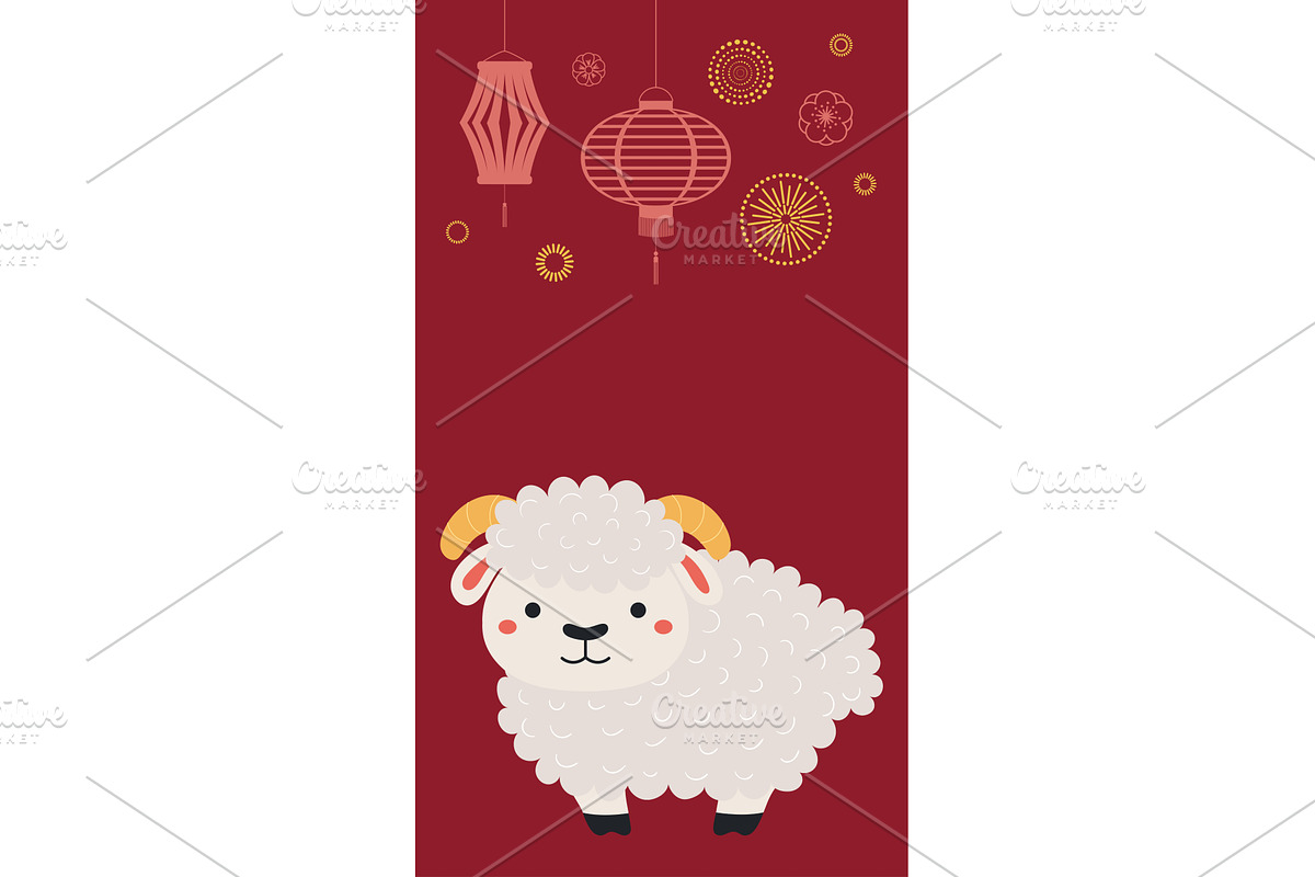2027 Chinese Lunar New Year kawaii, a Seasonal Illustration by sceptical cactus