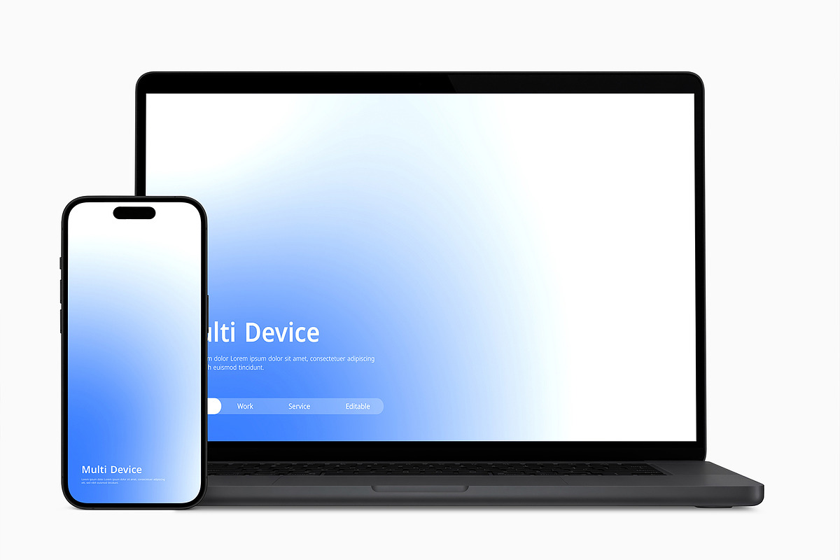 Laptop Macbook Screen Mockup Bundle, a Mac Mockup by graphypix (Photo 11 of 14)
