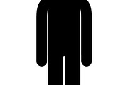 Simple male figure standing, an Object Illustration by Things for designers (Thumbnail 2 of 3)