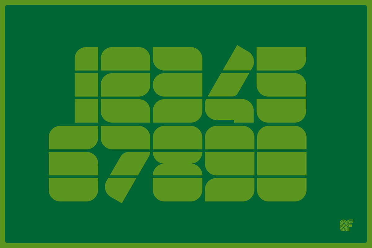 Blox | Retro Display | 3 Fonts, a Sans Serif Font by Superfried Font Shop (Photo 8 of 10)