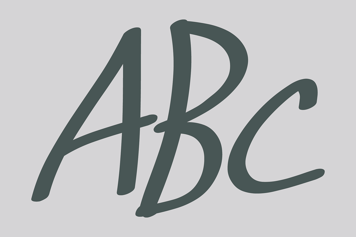 Hasty Hand - Hand Lettered Font, a Script Font by GG Design (Photo 2 of 10)