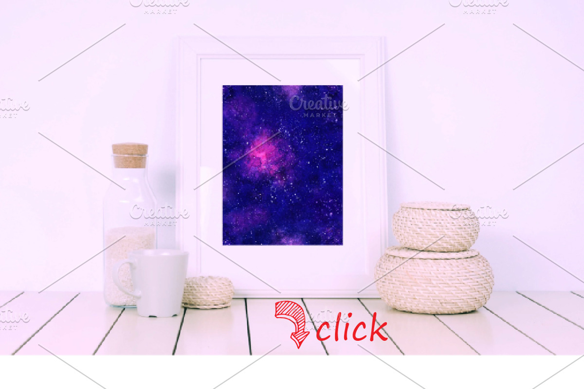 Seamless space background., a Pattern Graphic by Olgaart (Photo 2 of 3)