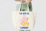 Retro Lemon Market PNG, a Seasonal Illustration by Canvas Craft (Thumbnail 4 of 7)