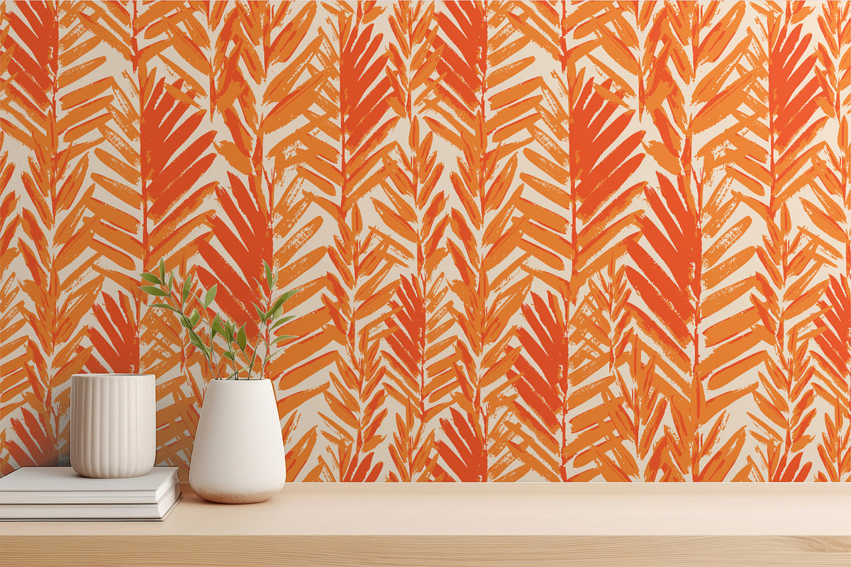 Hot Summer Leaves, a Wallpaper Graphic by MalyskaStudio (Photo 5 of 6)