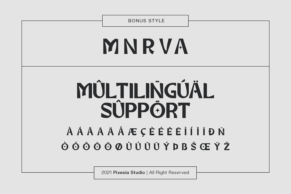 Merlove - Contemporary Display Font, a Sans Serif Font by Pixesia Studio (Photo 11 of 11)